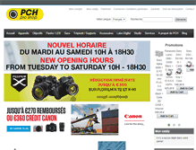 Tablet Screenshot of pch.be